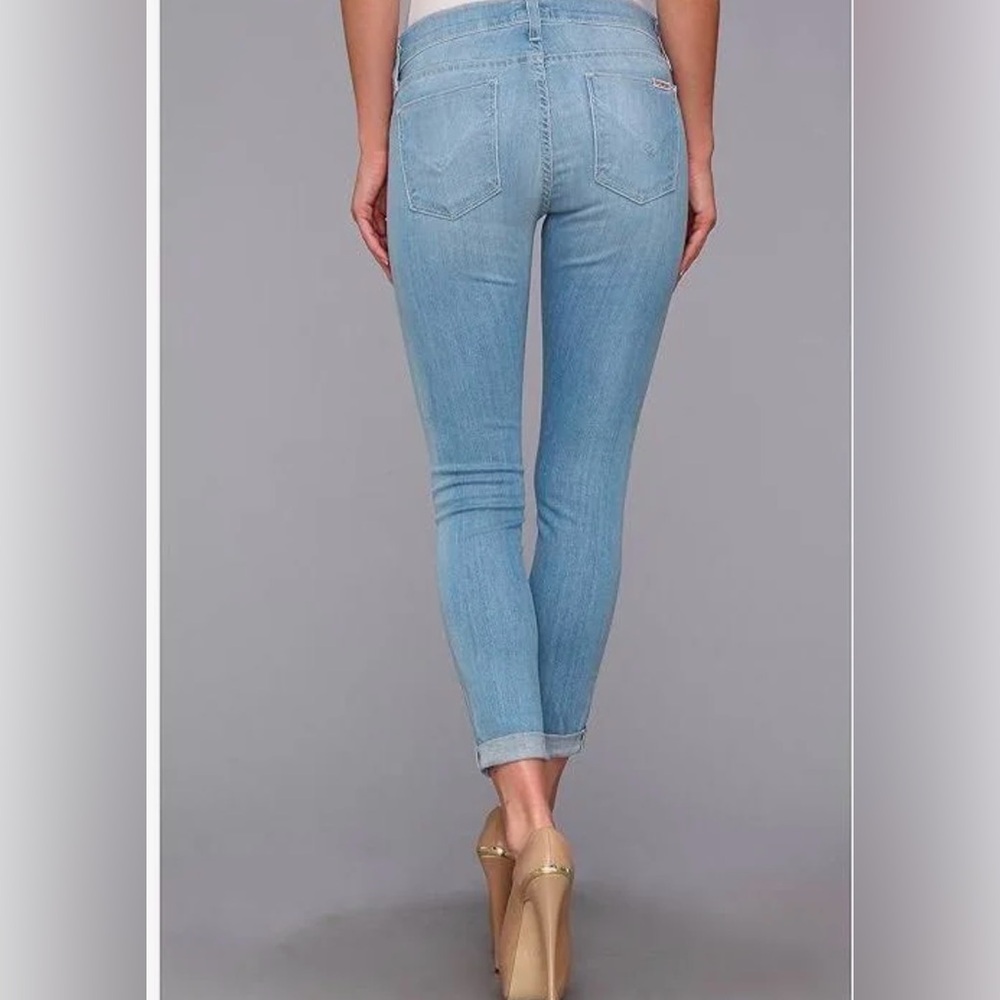 Hudson crop Harkin cuffed jeans